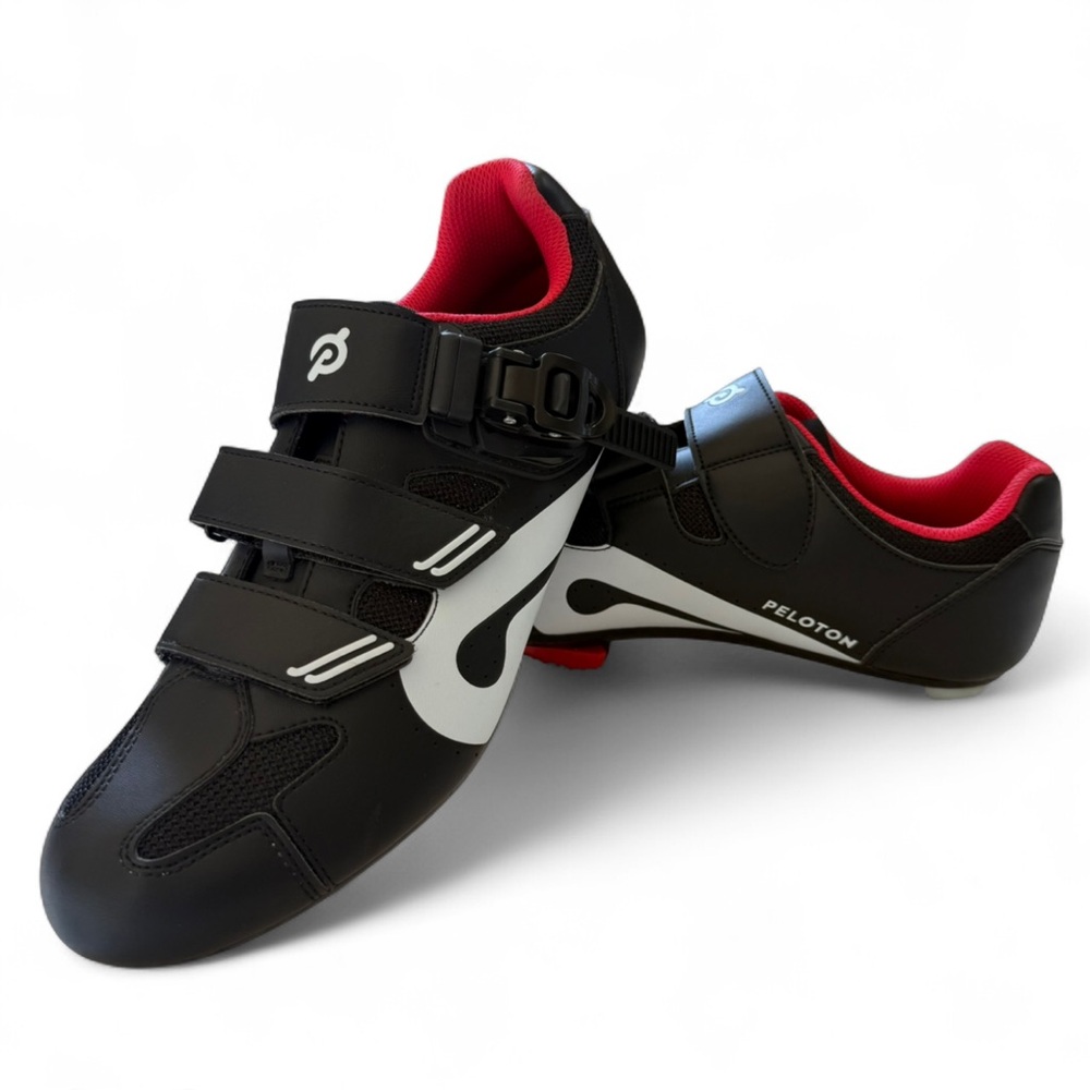 Peloton Black and Red Cycling Shoes Size 44
